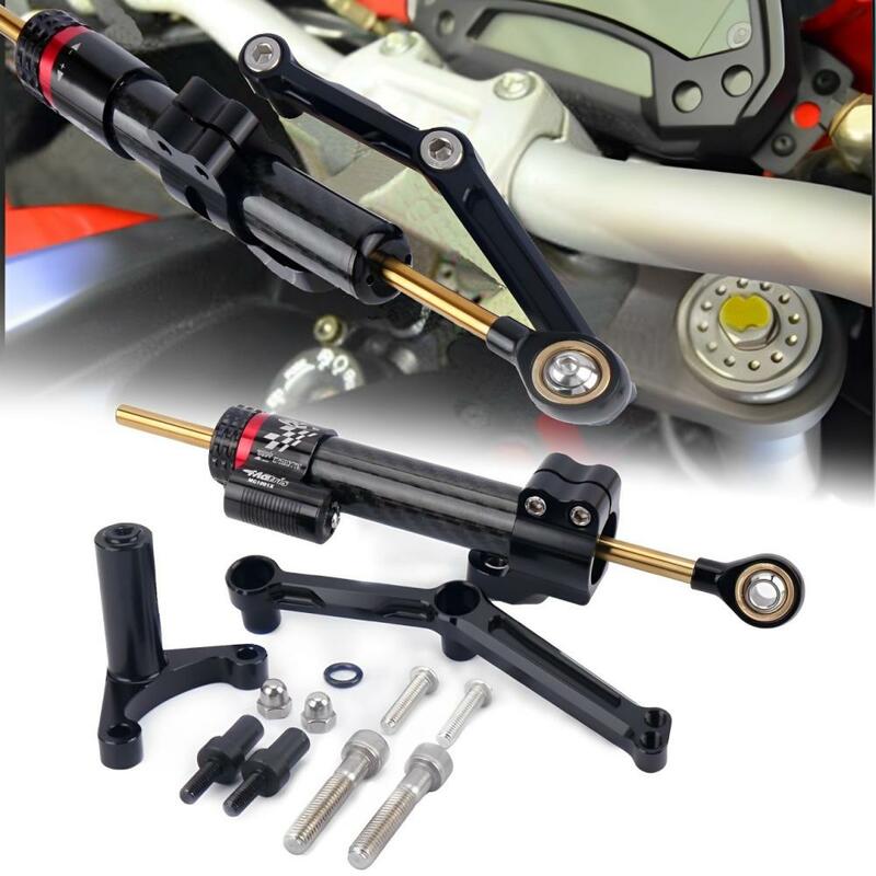 Amortyzator układu kierowniczego motocykla Ducati Monster 821 2014-2021 zestaw wsporników stabilizatora amortyzatora układu kierowniczego