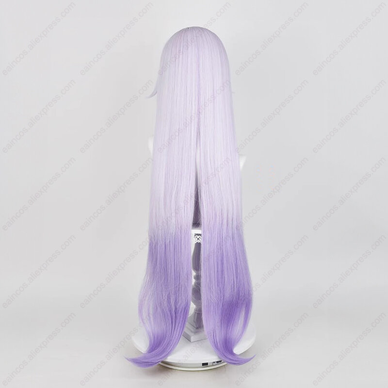 HSR Black Swan Cosplay Wig 100cm Long Light Purple Gradient Wigs Heat Resistant Synthetic Hair Halloween Party Role Play