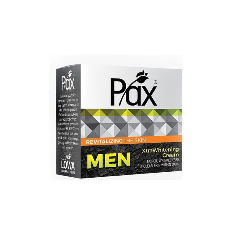 Pax Mannen Revitaliseren De Huid Xtra Whitening Rimpel Verwijderen Melanine, Anti-Aging, Bleken Helderende Huidverzorging 30G Verhelderen