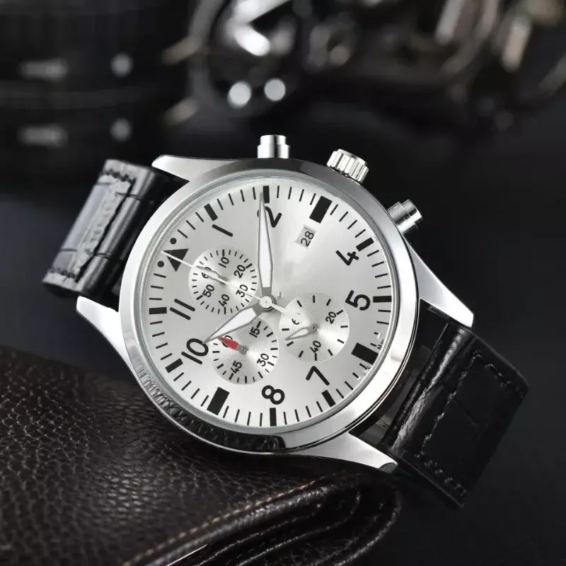 Montre-bracelet multifonction de luxe pour homme, style Top Gun, date automatique, chronographe d'affaires, horloges masculines, AAA, offre spéciale, 2024