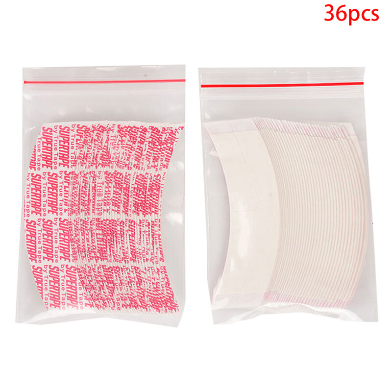 36pcs/Bag Waterproof Supertape Hair Tape Double Side Adhesive Super Tape For Lace Wig Toupee Replacement