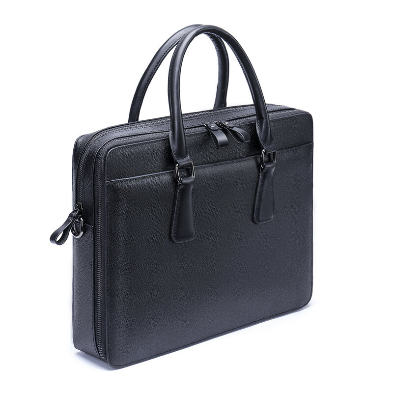 حقيبة جلدية للرجال حافظة الأعمال للحصول على وثيقة حقيبة رجالية حقيبة حاسوب جلد أصلي للرجال حقيبة للكمبيوتر المحمول حقيبة ساعي