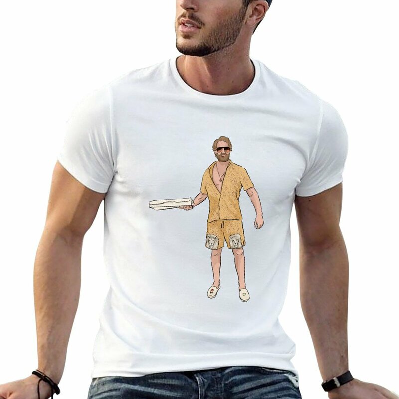 Dave Portnoy-camiseta masculina com uma mordida, camisas gráficas fofas, tops de verão, camiseta de manga curta, tops engraçados