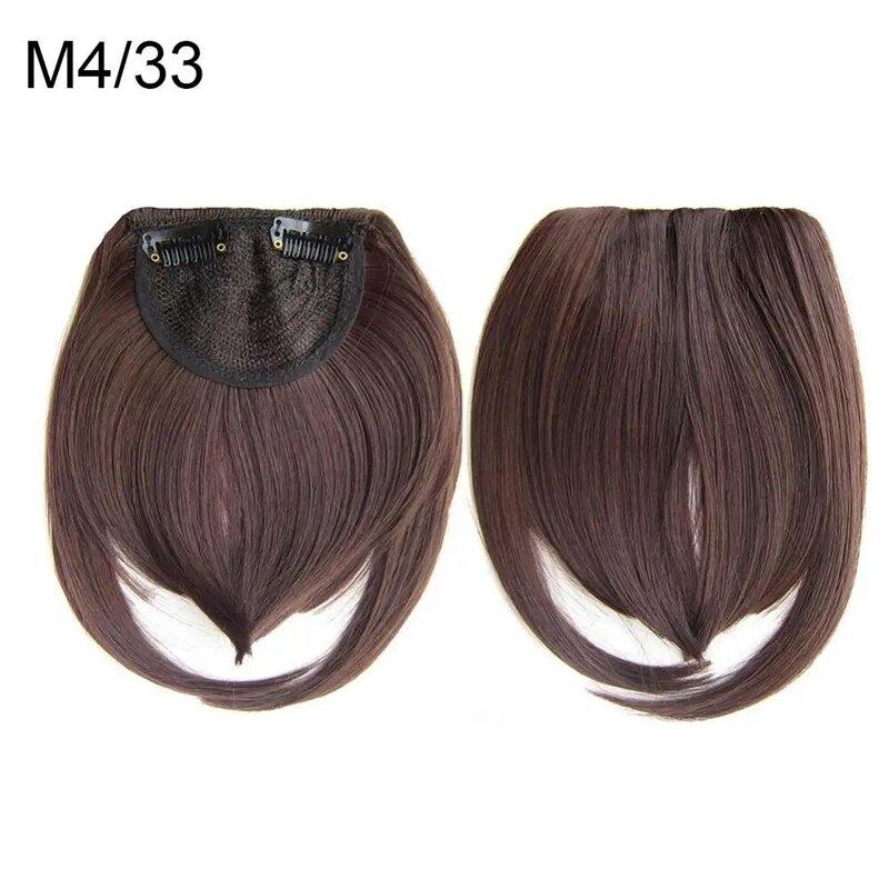 Synthetic Air Bangs Natural Short Fake Hair Fringe Extension Clip In Hairpieces Accessories Air Bangs Invisible Wig Hairpiece