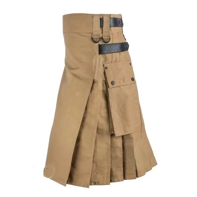 メンズコットンデニムのスカート,クラシックなスタイルのスカート,プリーツ付きのモダンなボックス,ペット服,英国,中世のスタイル