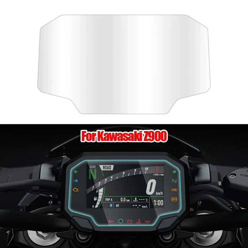 Película de protección contra arañazos para motocicleta, Protector de pantalla para salpicadero, accesorios para Kawasaki Ninja 650 Z650 Z900 1000