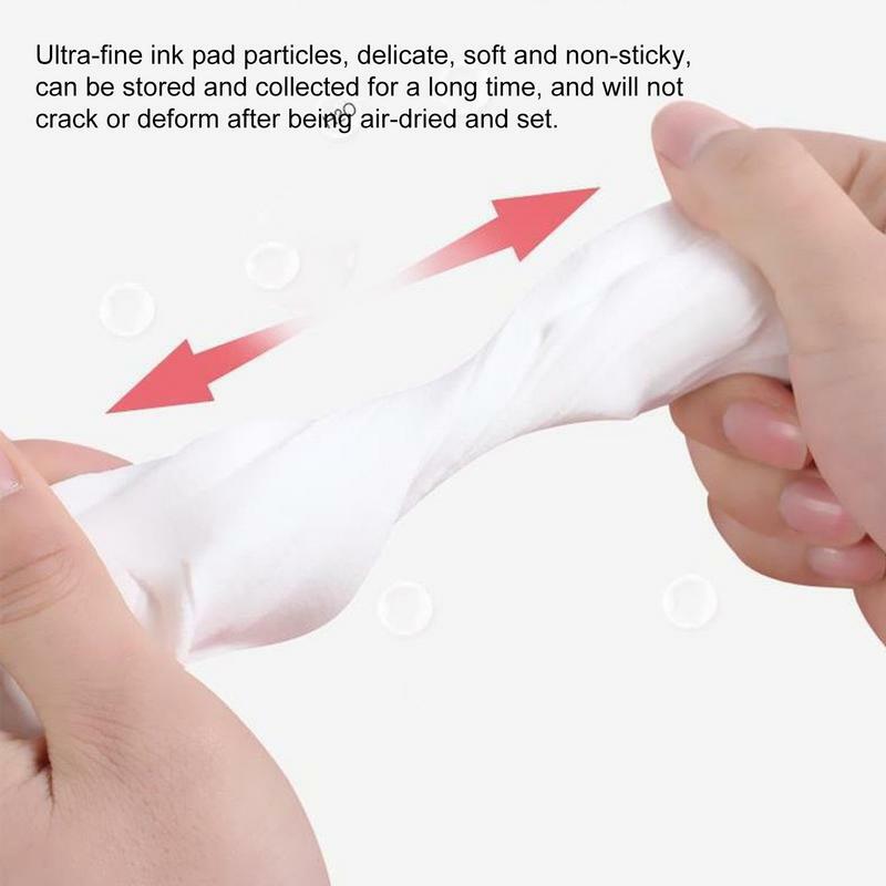 Kit d'empreintes de pattes de bébé Keepplex créatif, argile longue durée, empreinte de main de bébé, kit cadeau pour nouveau-né