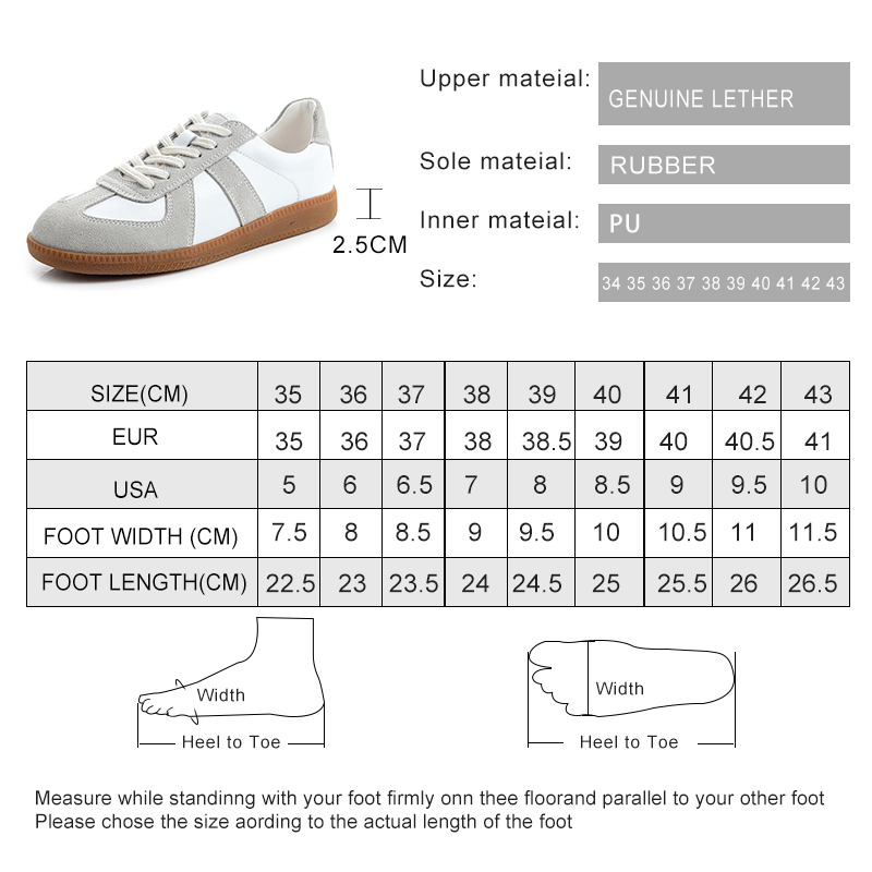 AIYUQI Women's Sneakers 2024 New Genuine Leather Ladies Moral Training Shoes Casual Spring Flat Shoes Women
