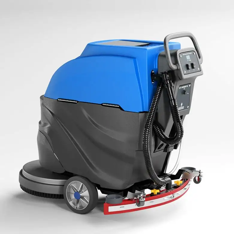 CleanHorse Best Quality Hand Push Walk Behind Compact Industrial Commercial Floor Scrubber