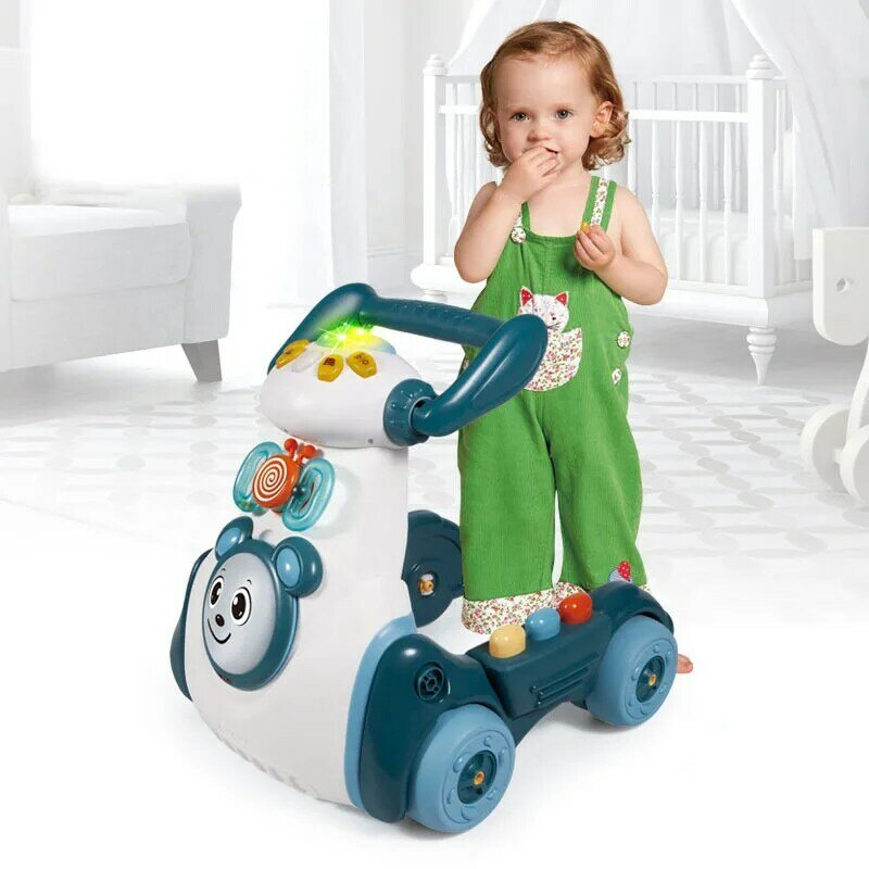 Adjustable Height Speed Rear Wheels 3 in 1 Sit to Stand Learning Baby Walker for 6-12 Months Toddlers Plastic Ce 20kg