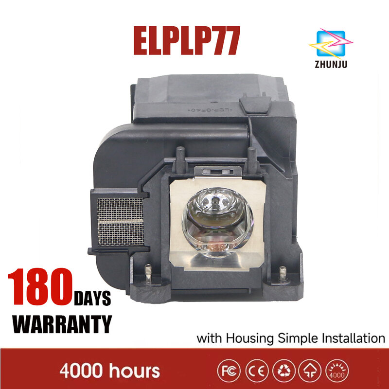 ELPLP77/V13H010L77 Projector Lamp ELPLP77 V13H010L77 with Housing for PowerLite 4650 PowerLite 4750W PowerLite 4855WU EB-1980WU