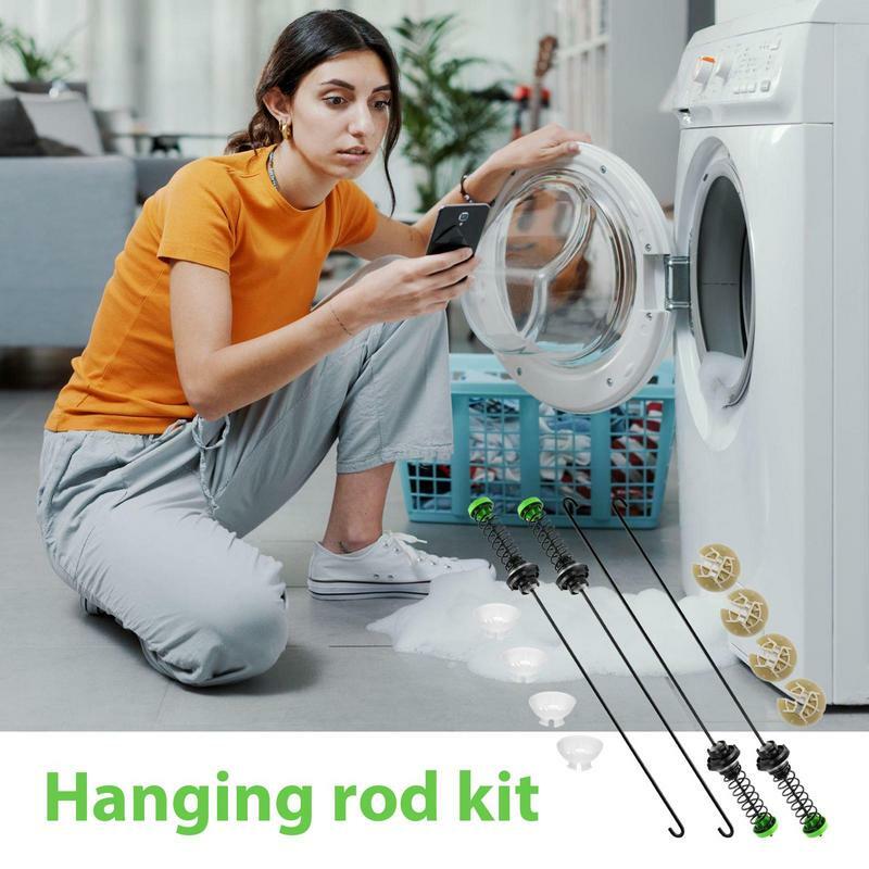 Washer Suspension Rod Kit, Amortecedor, Substituição, Hastes de suspensão da máquina, Peças de máquina de lavar