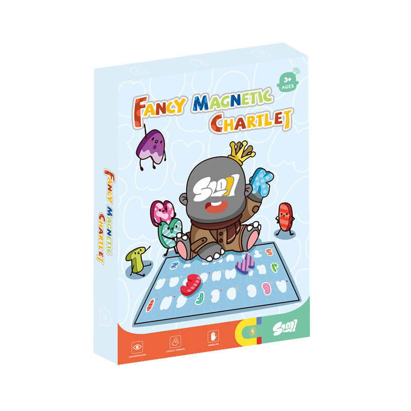 Puzzle magnétique pour enfants de 3 ans et plus, jeu éducatif à thème diversifié