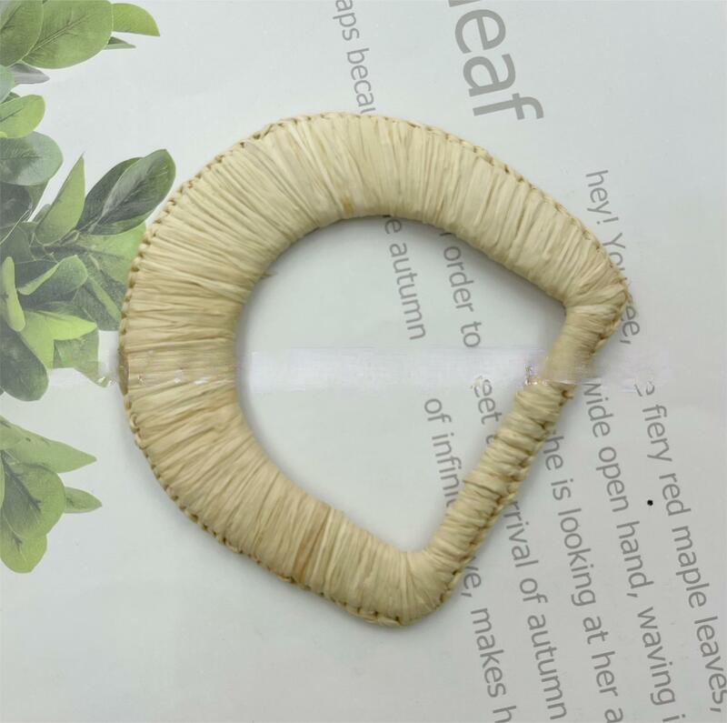 Квадратный Австралийский ремень из рафии ручной работы от производителя, пряжка для ремня на голову, овальная натуральная Экологически чистая 2 шт.