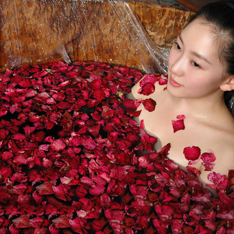 Pétalos de rosa 2022 naturales, fragancia seca, flor de rosa roja Real, decoración de confeti de mesa de fiesta de boda, Biodegradable, gran oferta