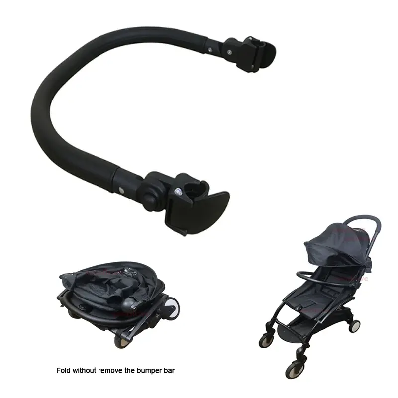 Stroller Handle Bar FIT FOR Babyzen Yoyo Stroller Baby Stroller Handlebar Armrest Pu Leather Cover Bumper Bar Accessories