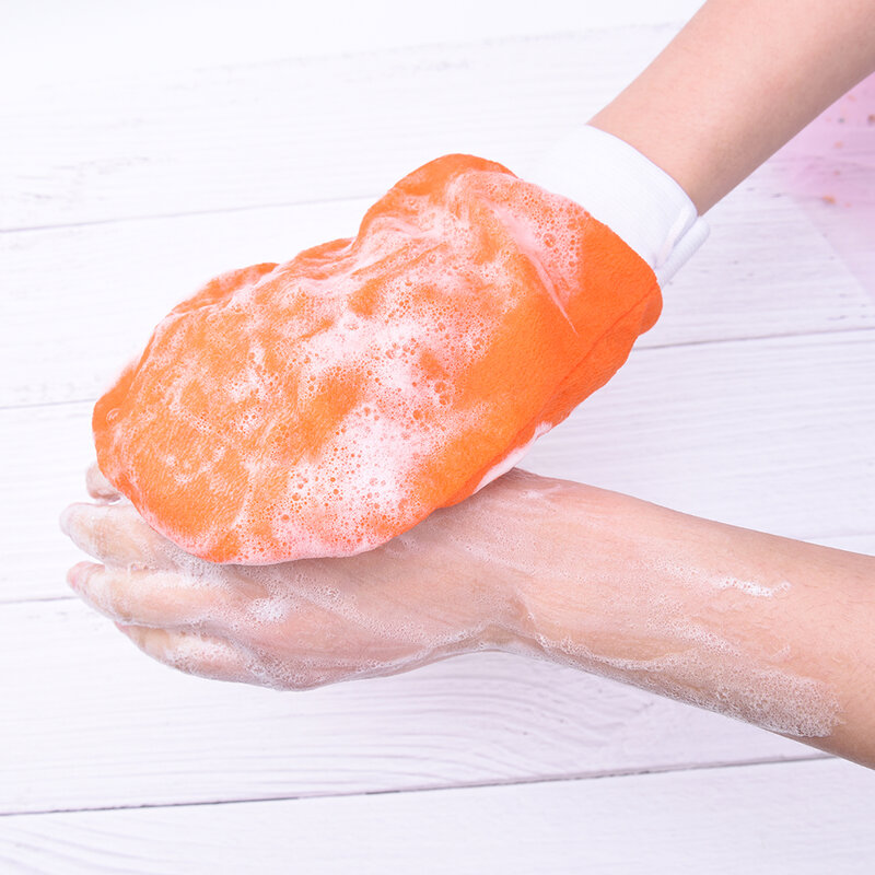 1pc Hammam Shower Bath Scrub Glove Exfoliating Body Scrub Facial Tan Massage Mitt Removal Kessa Exfoliate Peeling Glove Towel