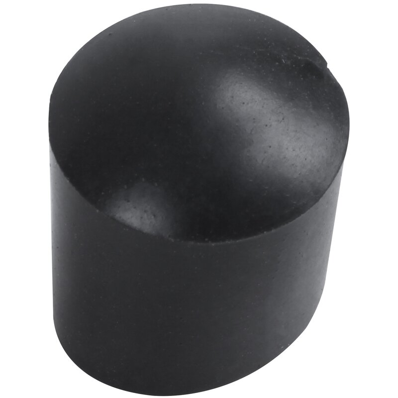 Rubber caps 40-piece black rubber tube ends 10mm round