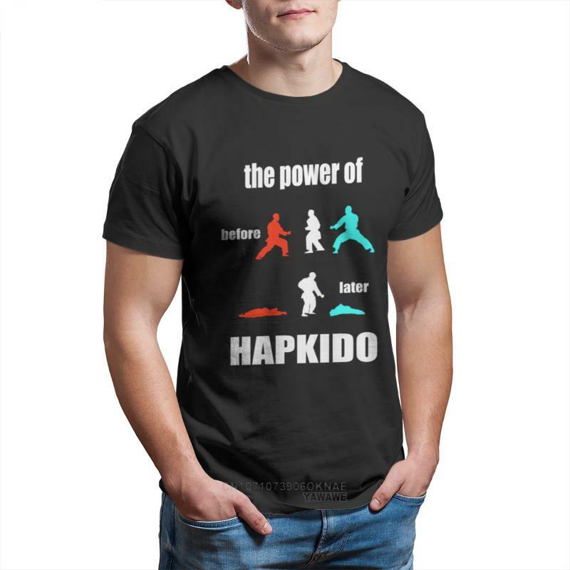 Camiseta masculina The Power of Hapkido Perfekt Hapkidoin, camisa da moda unissex, tops casuais de streetwear, roupas masculinas, estilo japonês