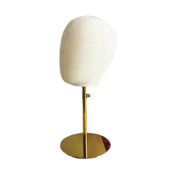 2x21'' Adjustable Canvas Wig Making Mannequin Head for Hat  Toupee Display