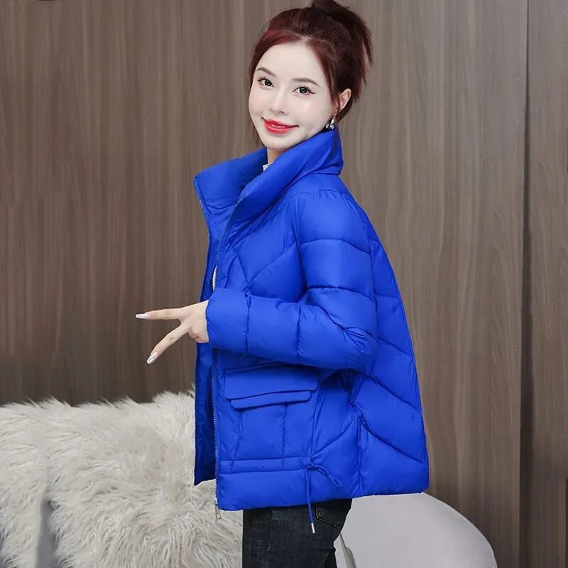 2023 New Korean Winter Short Jacket Women parka allentato Casual addensare Warm Down giacche di cotone soprabito femminile Outwear Ladies