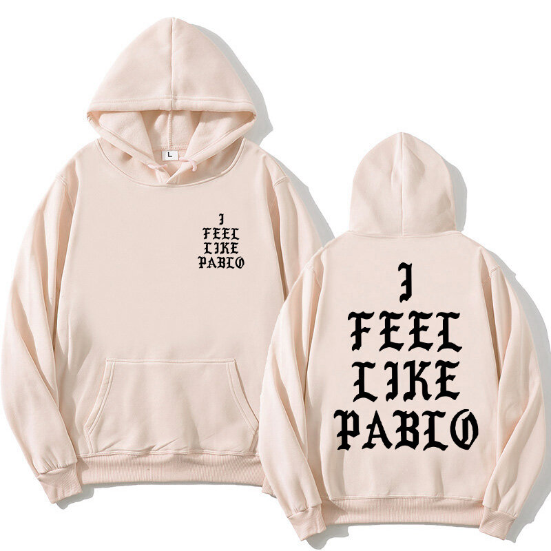 Heren Hot Sweatshirt Hoodie Hiphop Streetwear Capuchon Pablo Hoodie Saint Pablo Tour Kanye West Hoodie