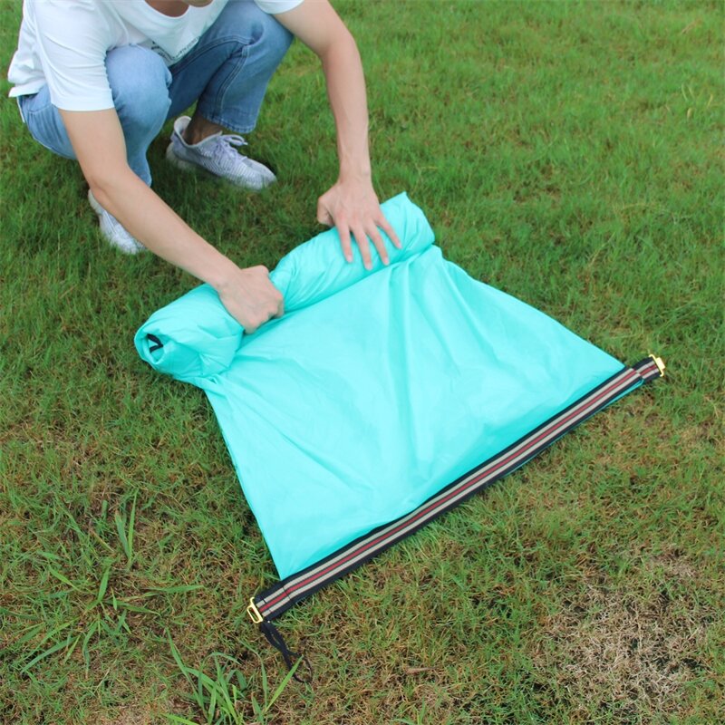 Water Inflatable Sofa Portable Outdoor Beach Air Sofa Bed Folding Camping Inflatable Bed Sleeping Bag Air Cushion Bed