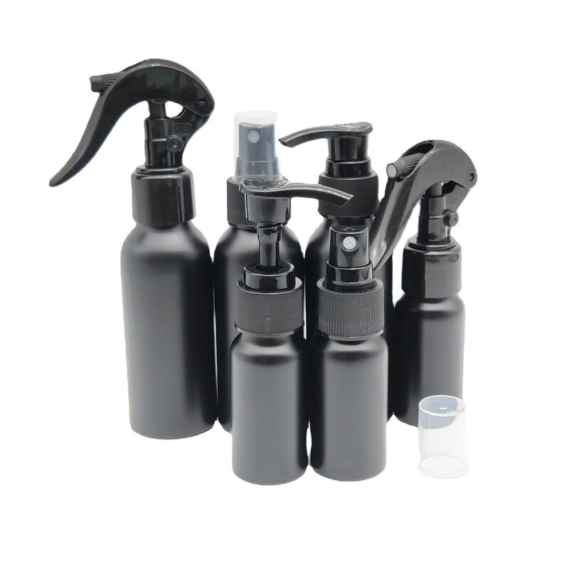 Spray aluminum bottle sub-black emulsion dispensing bottle