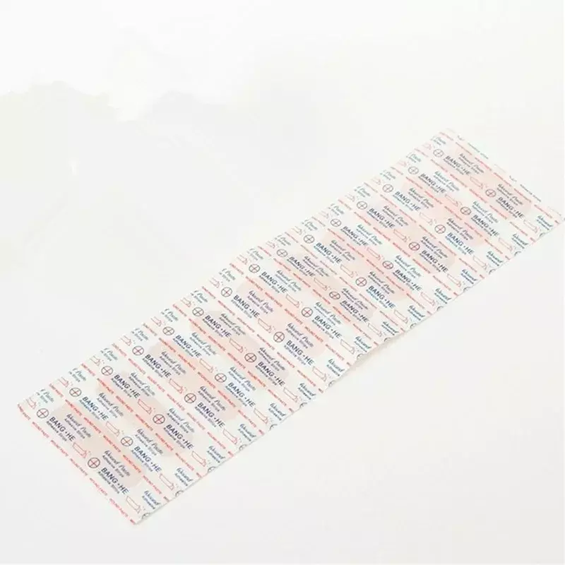 100Pcs/Pack Baby Children Bandage Plaster Tape First Aid Kits Self-adhesive Elastic Wrap Wound Stripes Sticker Cute Bandaids