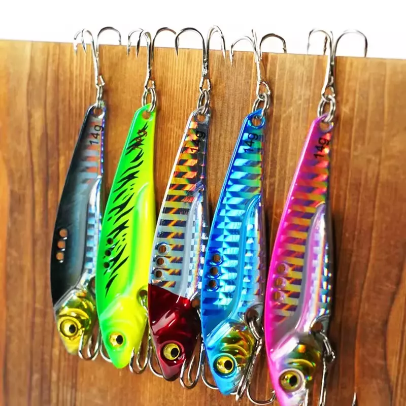VIB Fishing Lure 7-18g Blade Metal Sinking Spinner Vibration Bait Swimbait Pesca for Bass Pike Perch Pesca Crankbait Tackle Bait