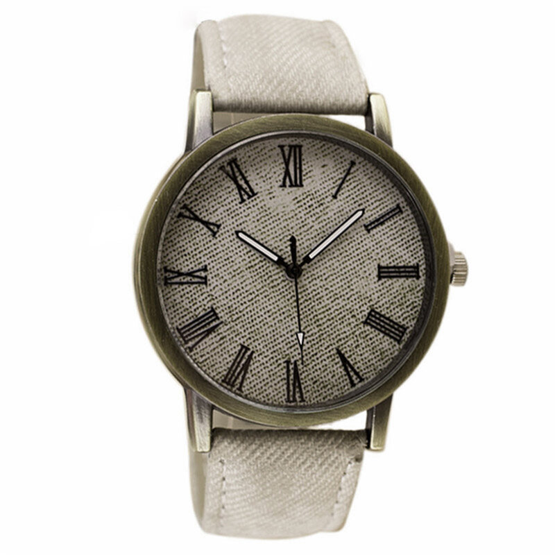 Reloj de pulsera minimalista, cronógrafo analógico, informal, esfera grande, para ir a actividades de moda