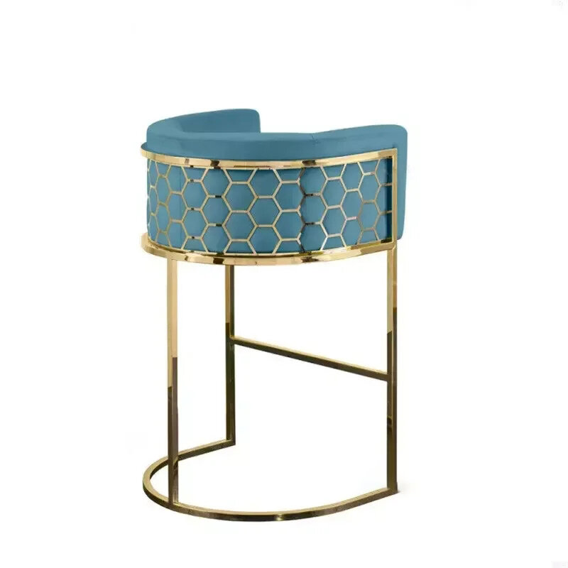 Luksusowe krzesło barowe proste nowoczesne krzesło krzesło barowe wysoki stołek domu oparcie wysokie krzesełko D