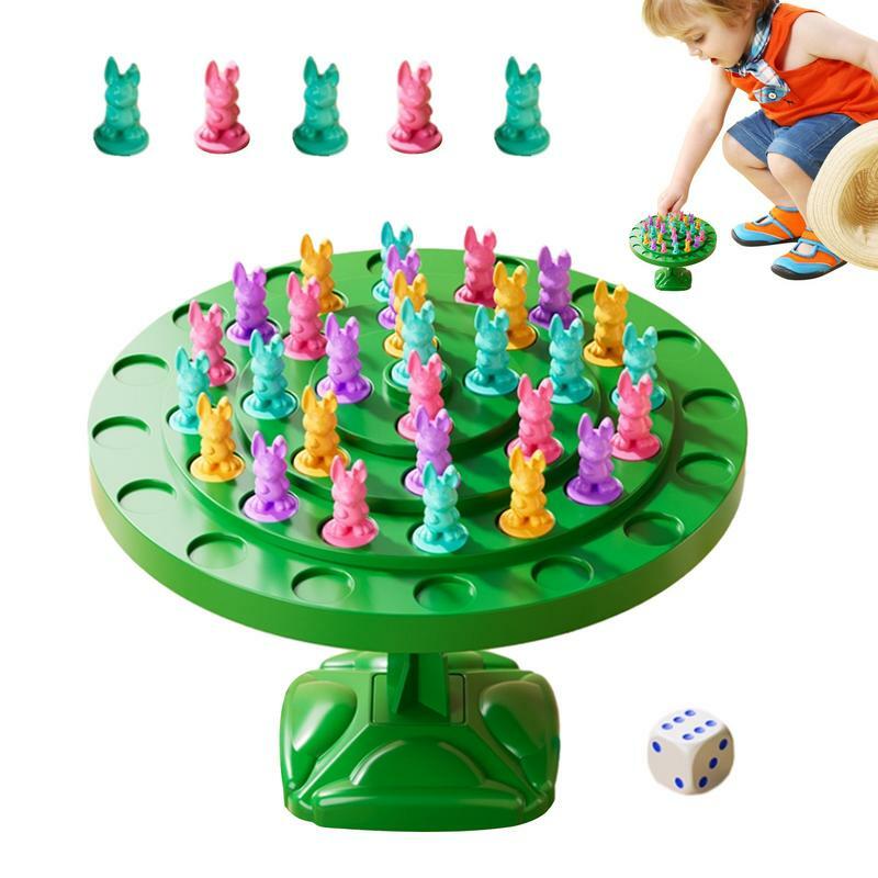 Balancing Game interaktive Kinder Hase Balance Baum Brettspiel pädagogische Stapels pielzeug für die frühe Bildung niedlichen Spielzeug für
