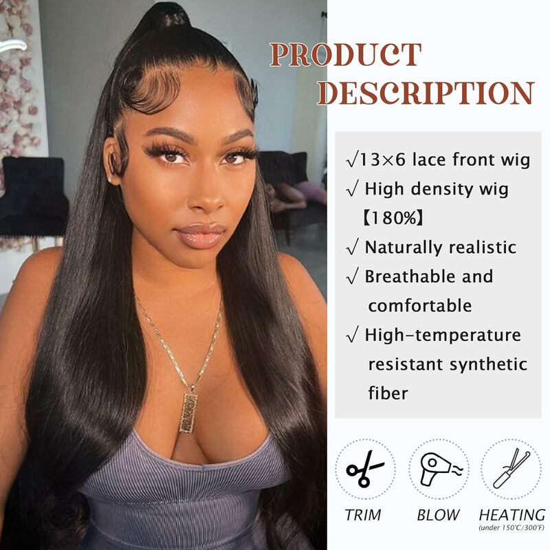 40 inches brazilian bone straight 13x6 hd transparent lace frontal wigs human hair 100% for women choice cheap on sale clearance