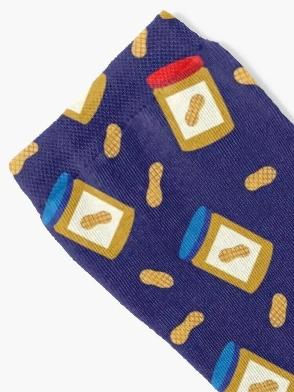 Peanut Butter Pattern Socks para homens e mulheres, moda infantil, presentes de inverno