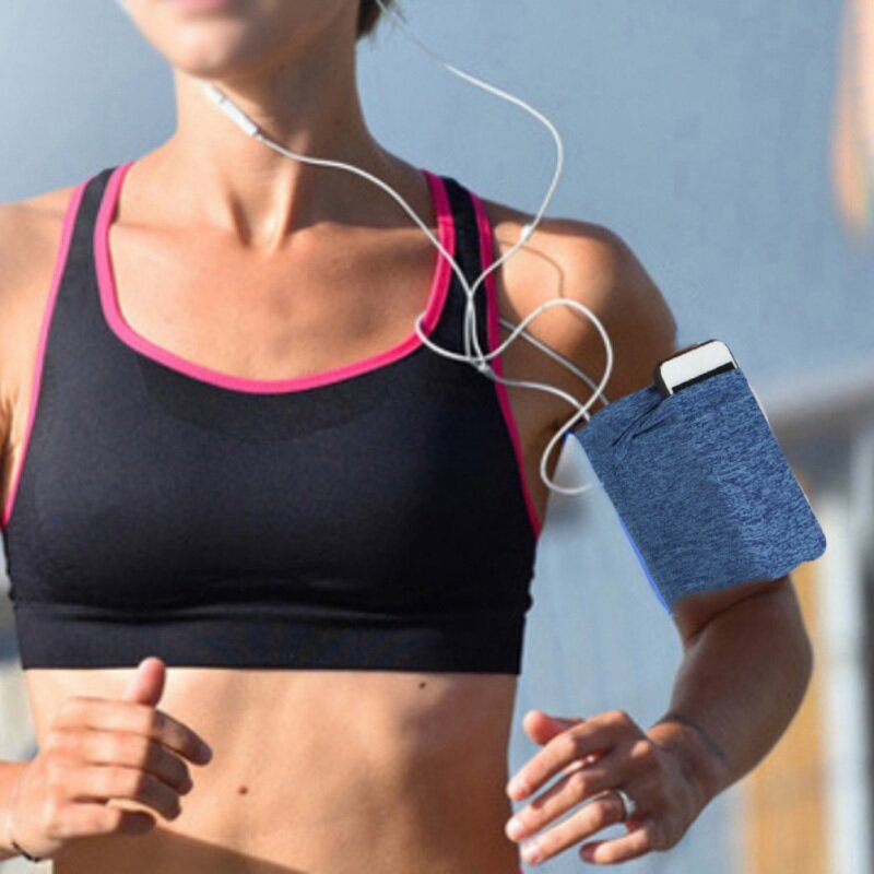 Fascia da braccio per telefono manica per telefono sport braccialetti per ciclismo camminare escursionismo Jogging borse per braccio per cellulare