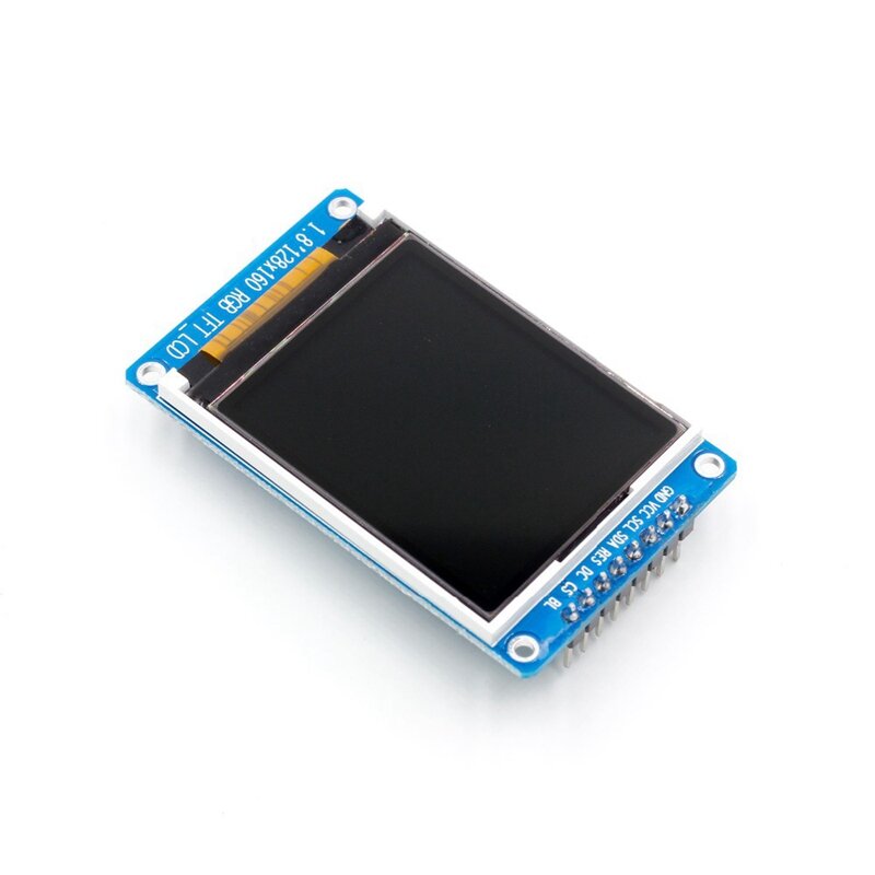 1.8 Inch LCD Display Module Full Color 128X160 RGB SPI TFT LCD Display Module ST7735S 3.3V Replace OLED Power Supply