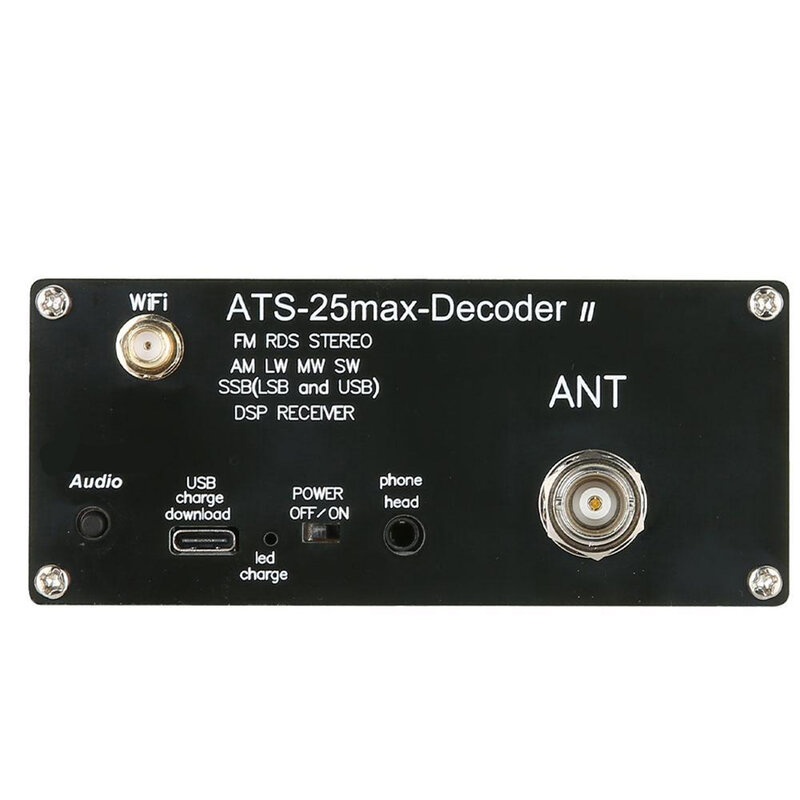 Обновлённый декодер второго поколения ATS25 Max II + официальный код активации, Полнодиапазонный радиотестовый измерительный прибор, запчасти, 2024