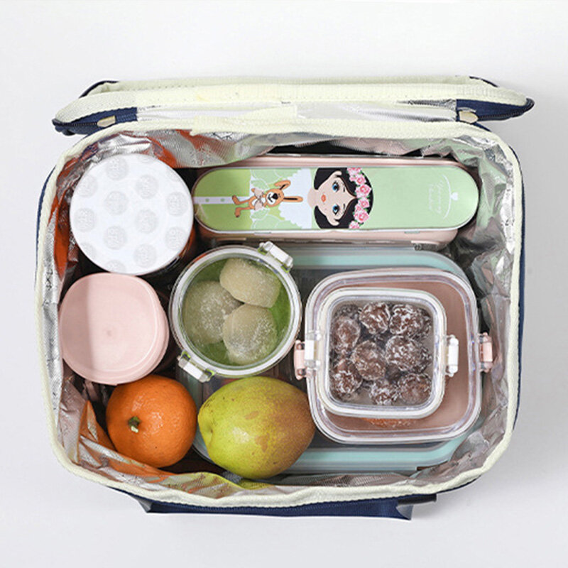 Foldable Insulated Cooler Bag with Shoulder Strap Large Size Refrigerator Bag Leakproof Vacation Beach Beer Bag