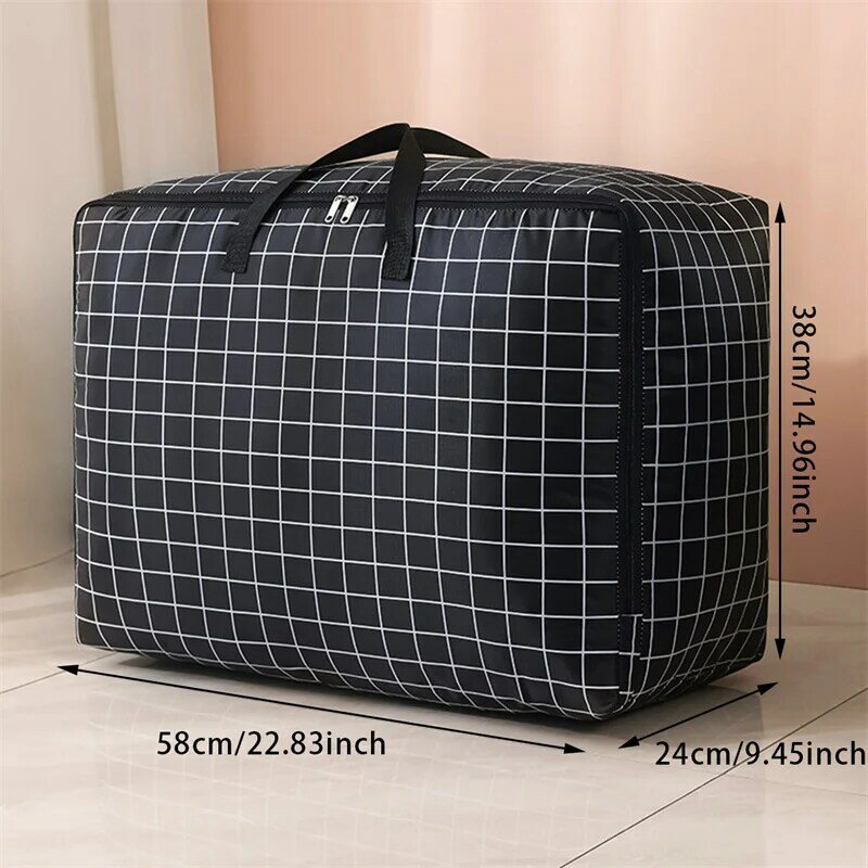 Large Capacity Folding Travel Bags Luggage Bag Unisex Thickening Oxford Cloth Travel Duffel Bags Sturdy Moving House Storage Bag