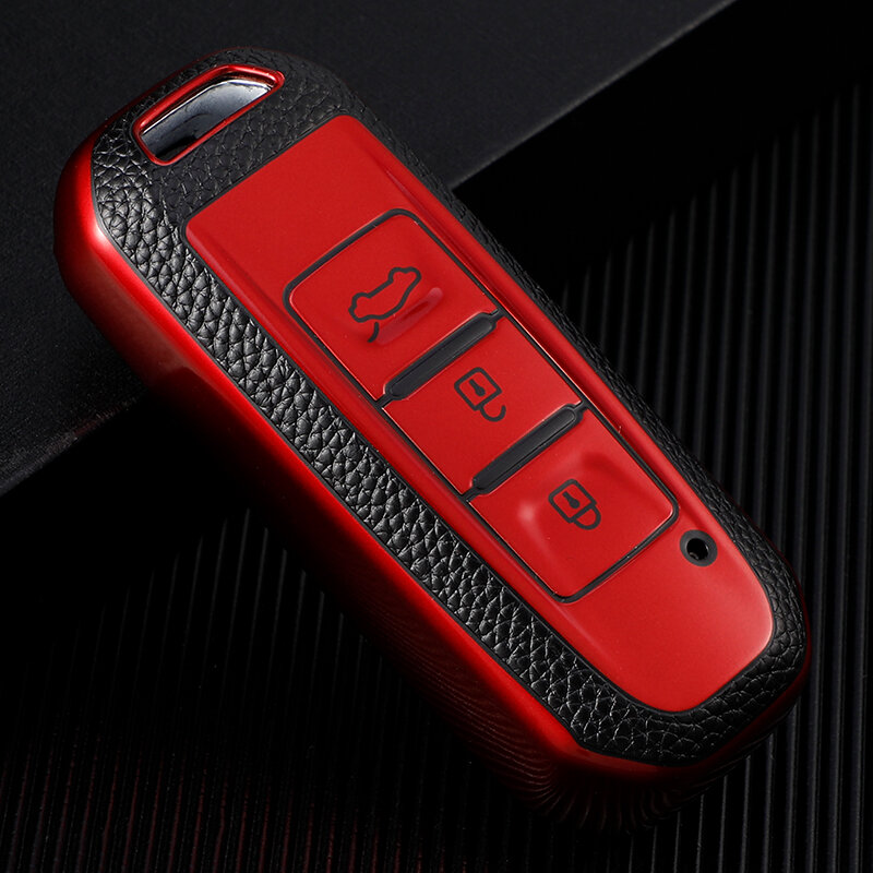 Кожаный чехол для автомобильного ключа из ТПУ для Baojun 510 730 360 560 RS-5 530 630 Для Wuling Hongguang S Auto Holder Shell Accessories