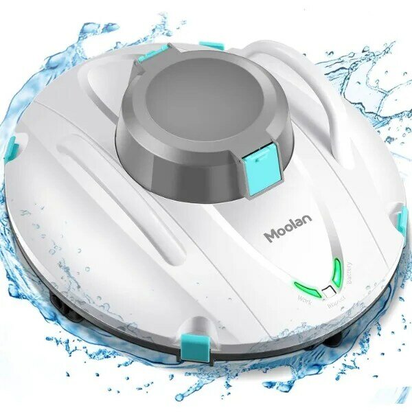 Moolan-Aspirateur de piscine sans fil, nettoyeur de piscine robotique, moteur touristique, auto-stationnement, autonomie maximale de 140 minutes