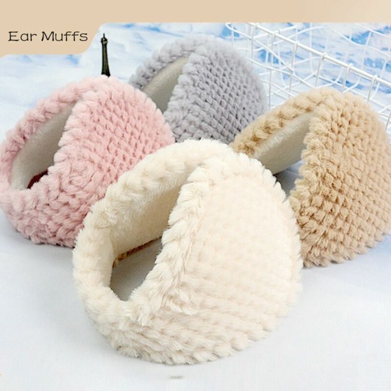Keep Warm Windproof Earmuffs Portable Soft Cold Protection Windproof Ear Cap Thicken Plush Ear Warm Protector Men Women's