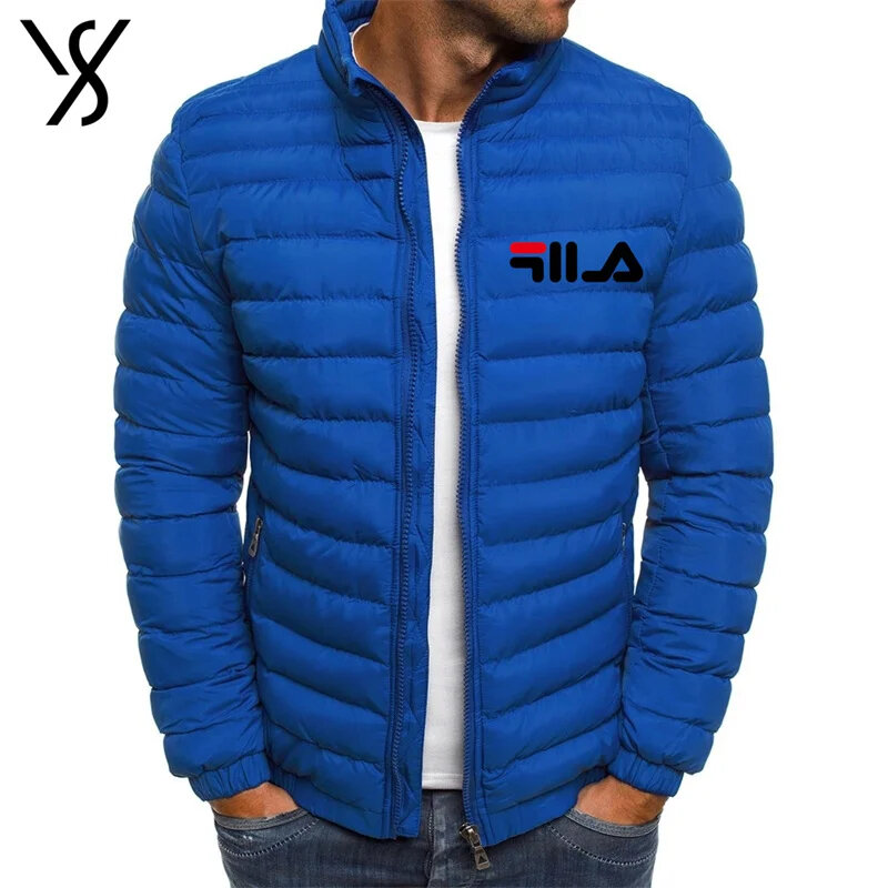 Jaket olahraga kasual, jaket olahraga berkemah luar ruangan, jaket hangat kerah berdiri musim gugur dan musim dingin berkualitas tinggi