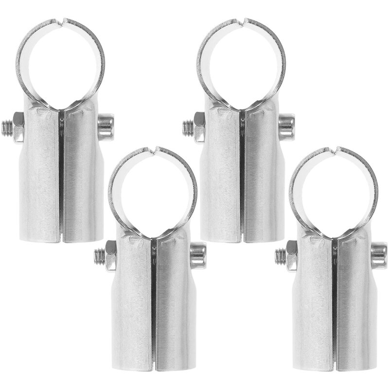 4 Pcs Chain Fence Clamps Greenhouses Shelf End Rail Bracket Fitting Tools Accessories Repair Small