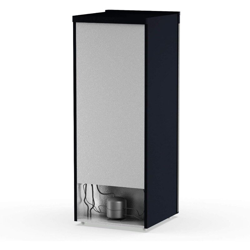 Холодильник вертикальный морозильник 6,5 кубических футов из нержавеющей стали, Платиновый Дизайн, серебристый