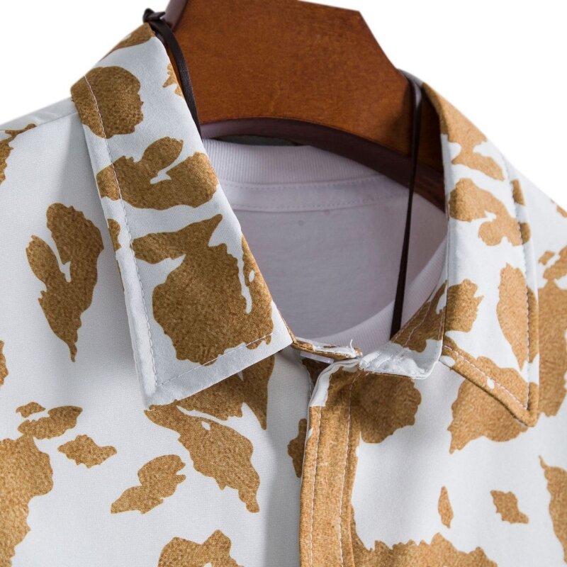 Luksusowa koszula męska koszule wysokiej jakości t-shirty męskie darmowa wysyłka odzież męska moda Tiki bluzki społeczne hawajska bawełna