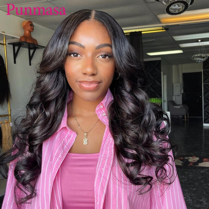 13x6 Green Splice color Body Wave Lace Front Human Hair Wigs For Black Women 360 Lace Frontal Wig 30 Inch 13x4 Closure Wig