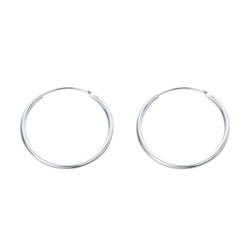 925 Sterling Silber Einfache Kreis Kleine Hoop Ohrringe für Frauen Hochzeit Engagement Party Mode valentinstag Schmuck Geschenke 2022