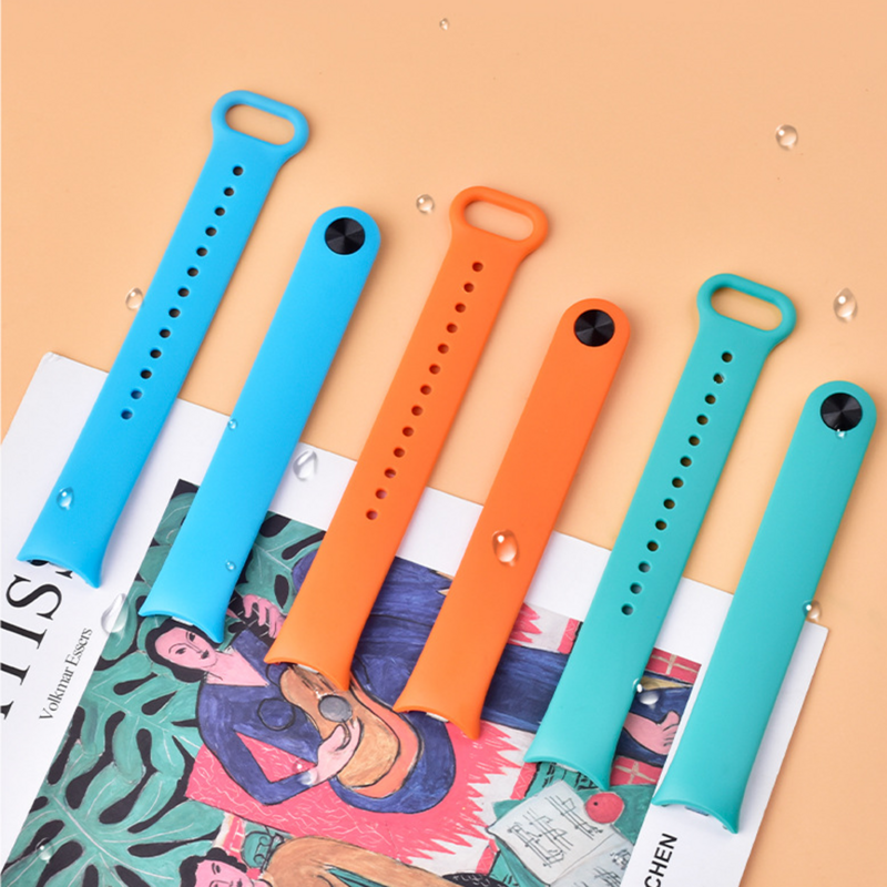 Silikon armband für Xiaomi Mi Band 8-8 NFC Ersatz Miband8 Gürtel Sport Armband Smart Band 8 wasserdichtes Armband Zubehör